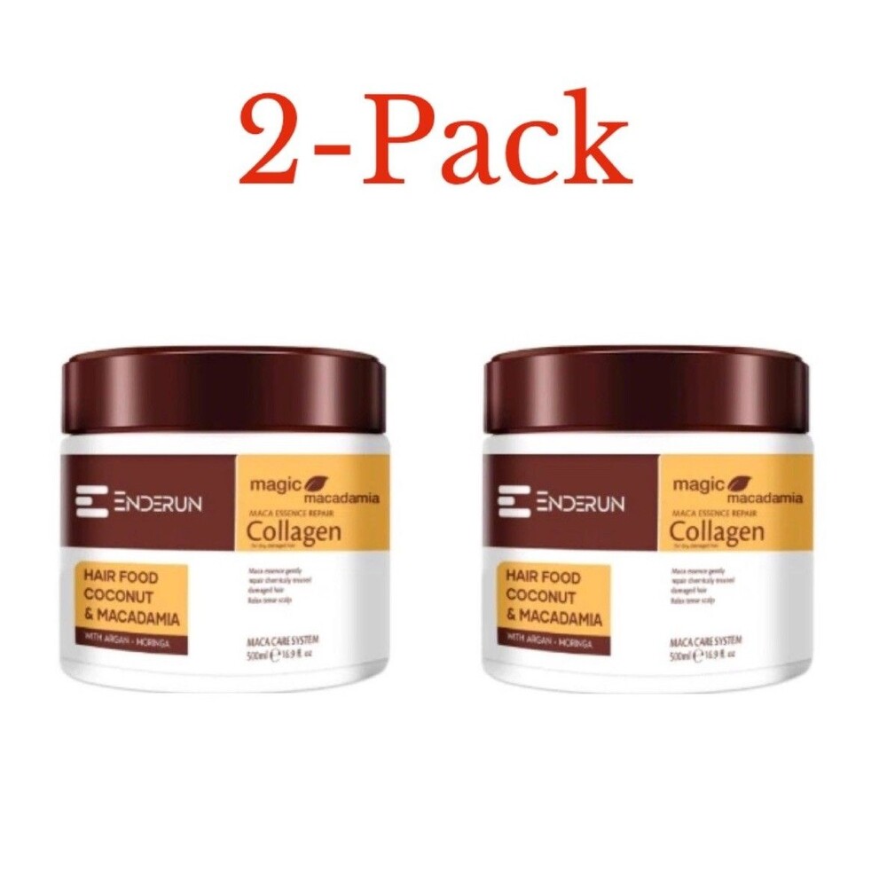 2-Pack ENDERUN Hair Treatment Masks Collagen for Dry Damaged Hair 16.9 Oz
